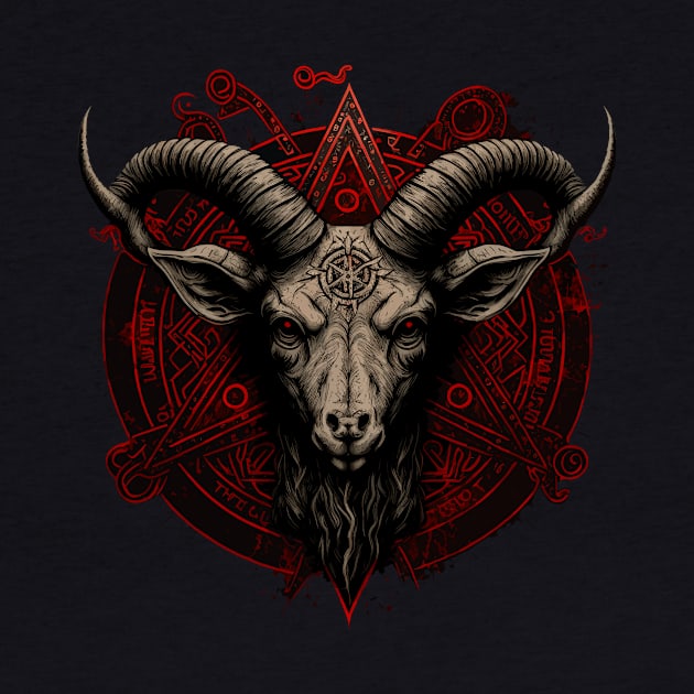 Satanic Goat Baphomet by K3rst